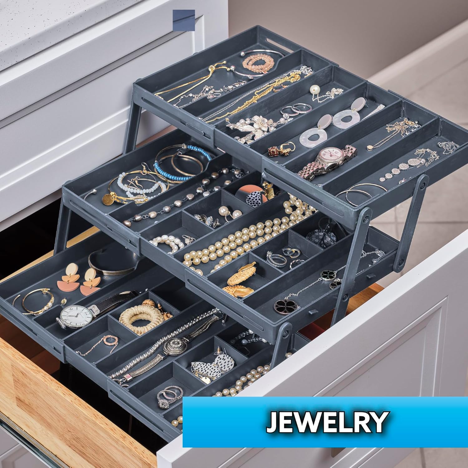 Organisateur de Bijoux et Cosmétiques Multi-Niveaux