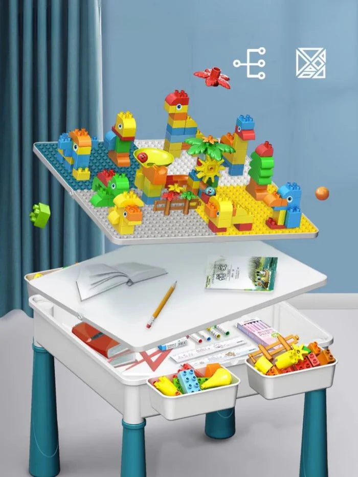 LA TABLE MULTI-ACTIVITÉS ULTIME POUR ENFANTS (264 blocs)